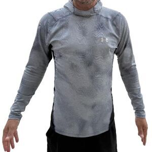 Under Armour Mens ColdGear Striped Infrared Compression Hoodie